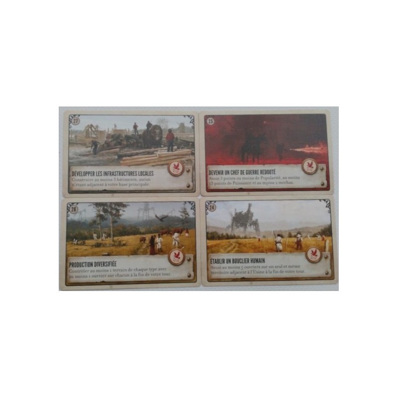 Boite de Scythe - Cartes Objectifs 24-27