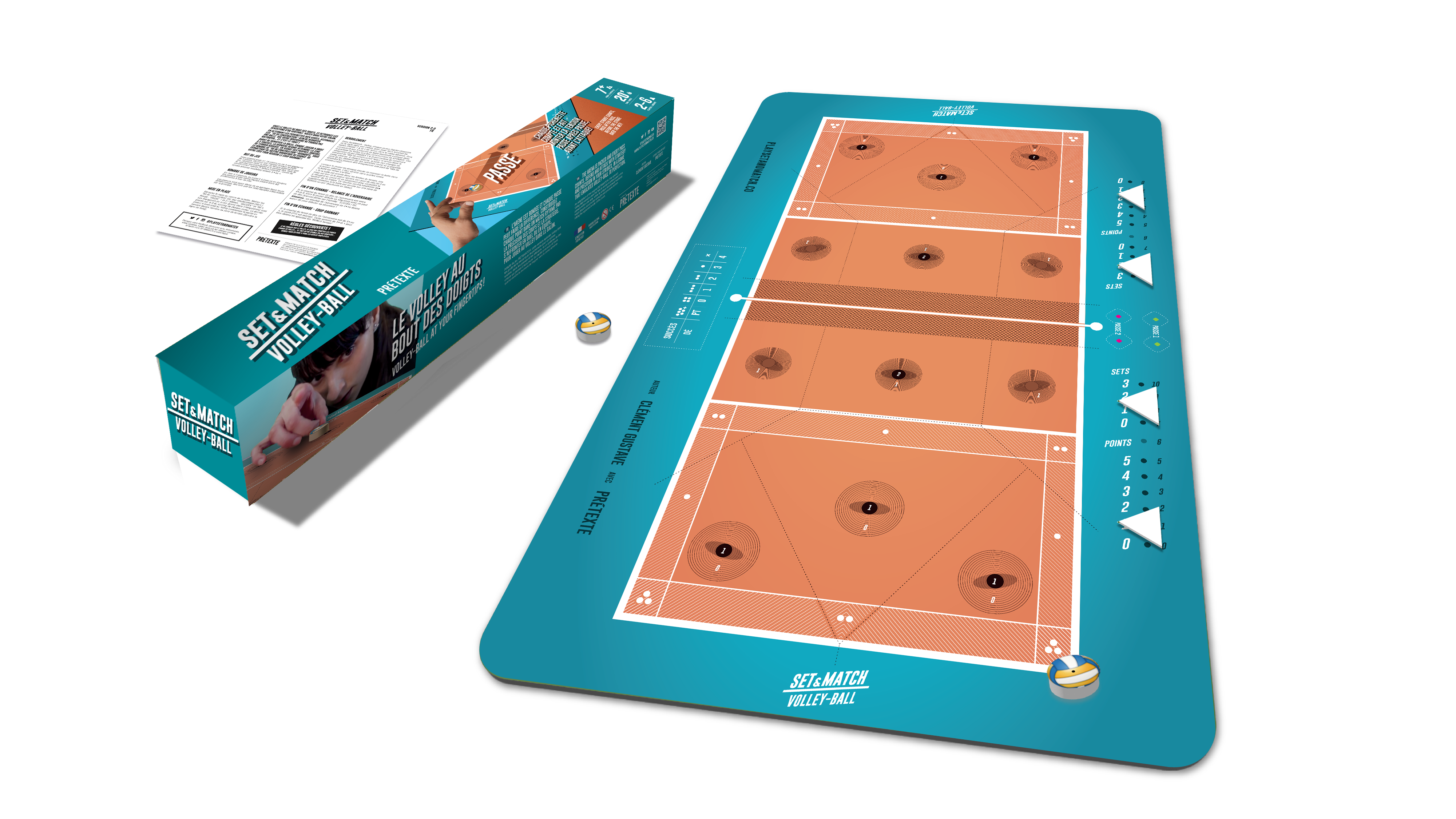 Boite de Set & Match - Edition Volley Ball (Playmat XL)