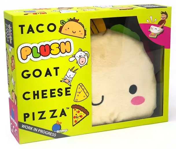 Boite de Taco Plush bouc cheese pizza