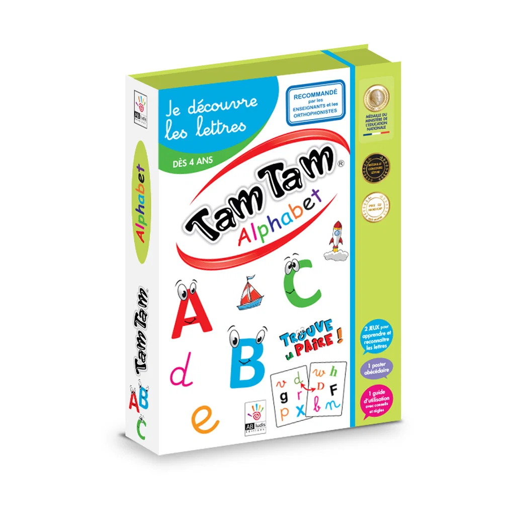 Boite de Tam Tam Safari - Le Coffret Alphabet 2025