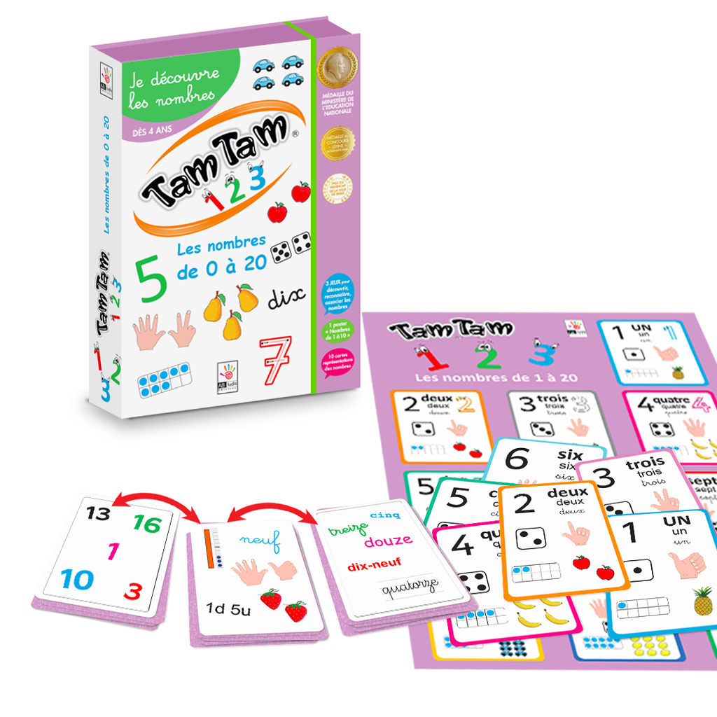 Boite de Tam Tam Coffret 1 2 3