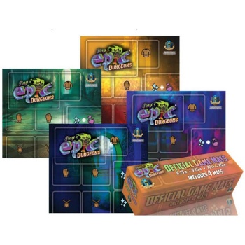 Boite de Tiny Epic Dungeons : 4 Pack Player Mats