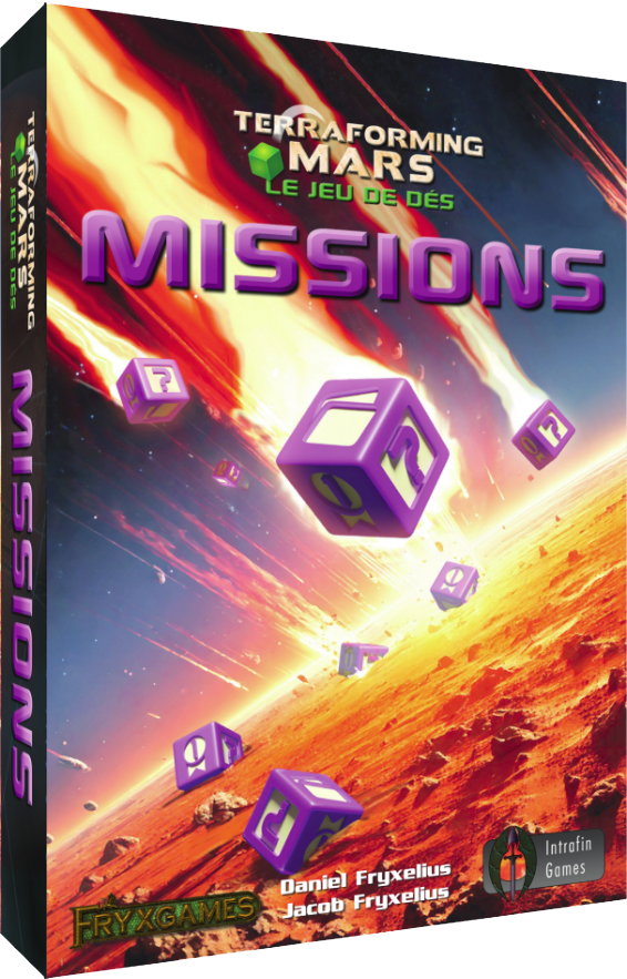 Boite de Terraforming Mars - Le Jeu de Dés - Missions