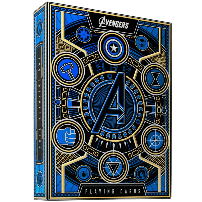 Boite de Jeu de 54 cartes - Theory11 - Avengers (Bleu)