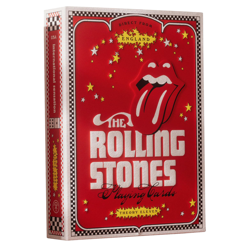 Boite de Jeu de 54 cartes - Theory11 - Rolling Stones