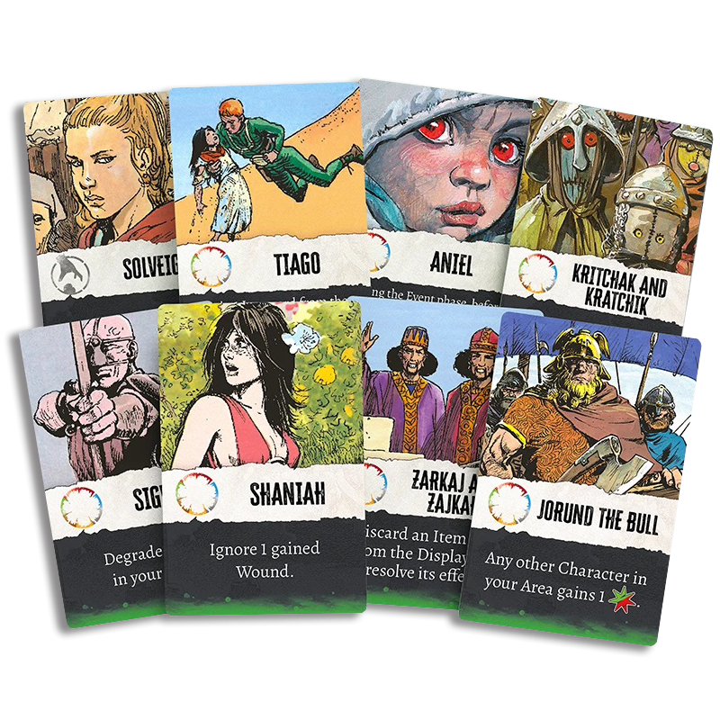 Boite de Thorgal - Le Jeu de Plateau - Cartes Compagnons