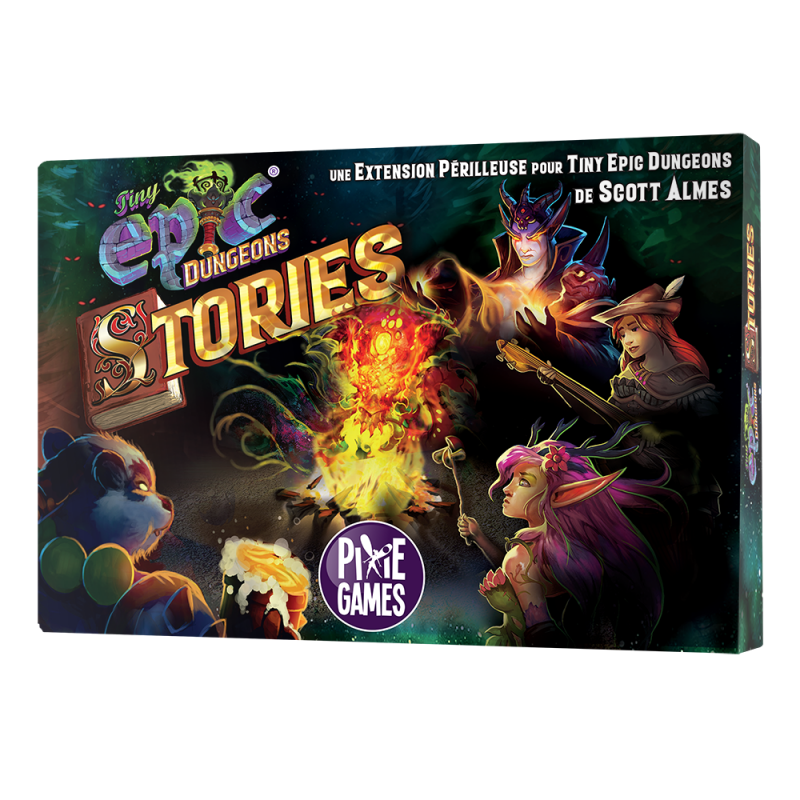 Boite de Tiny Epic Dungeons : Extension Stories