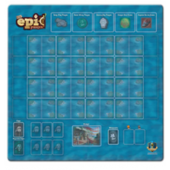 Boite de Tiny Epic Pirates - Tapis de jeu