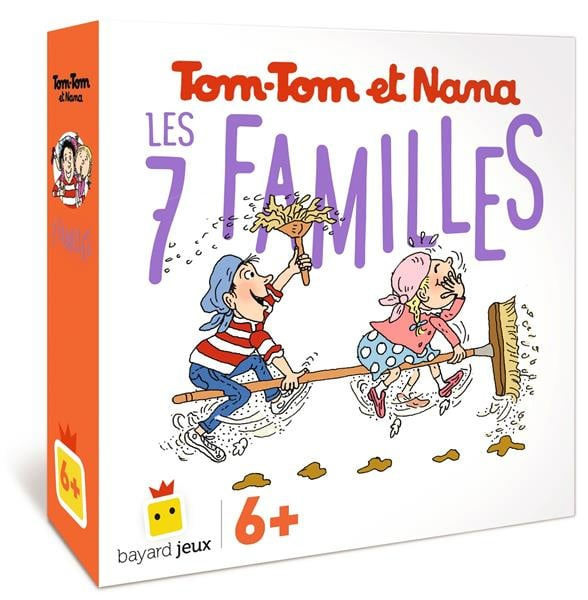 Boite de Tom-Tom et Nana - Le jeu des 7 Familles
