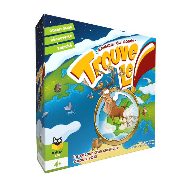 Boite de Trouve le! - Animaux du Monde