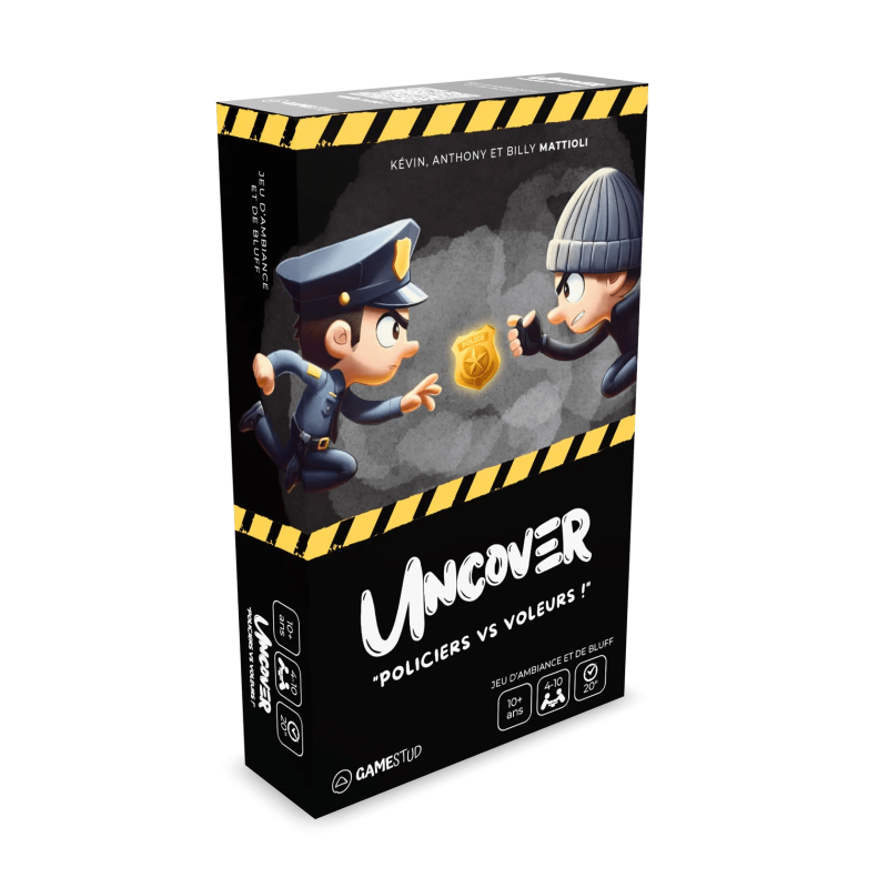 Boite de Uncover - Policiers VS Voleurs