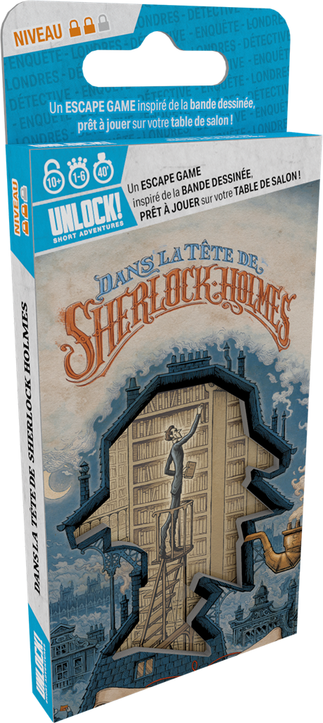 Boite de Unlock! Short Adventures - Dans la Tête de Sherlock Holmes