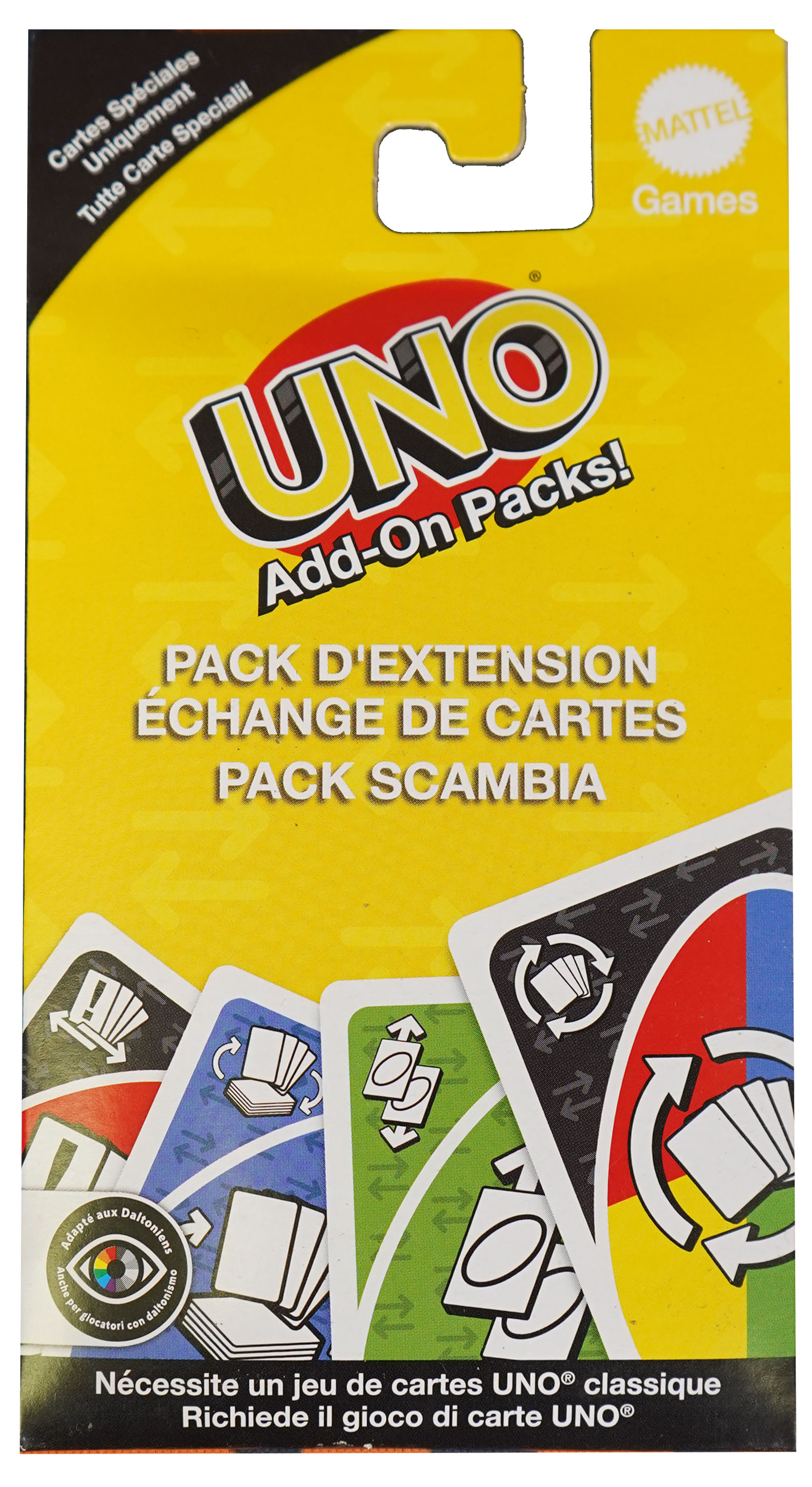 Boite de Uno - Pack d'extension Échange de cartes