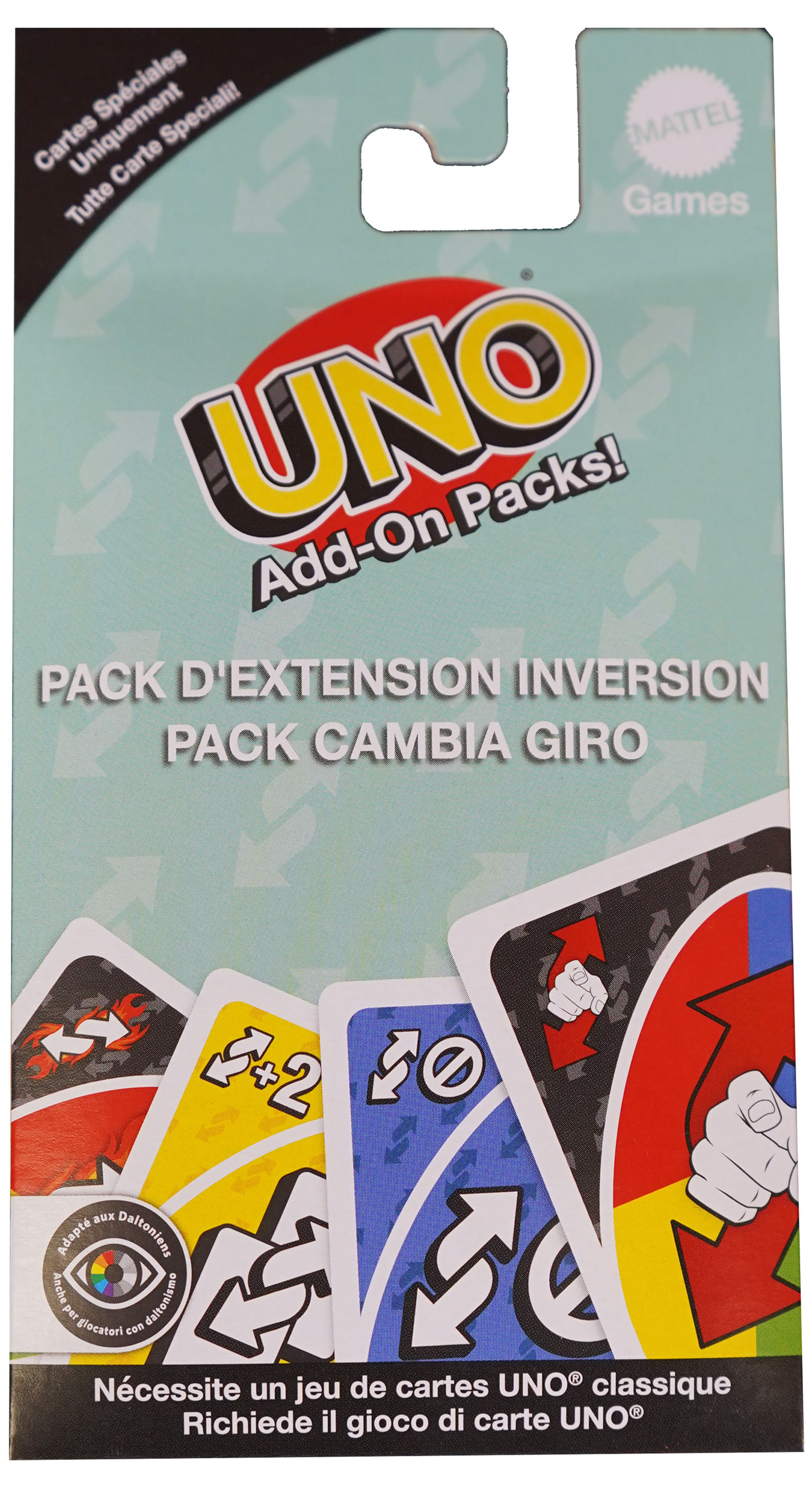 Boite de Uno - Pack d'extension Inversion