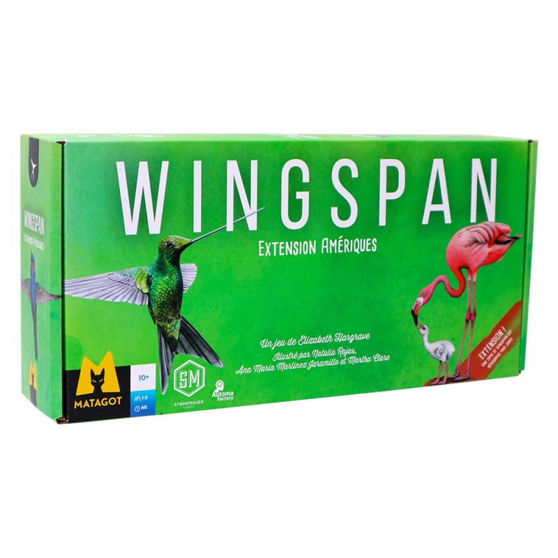 Boite de Wingspan - Extension Amériques