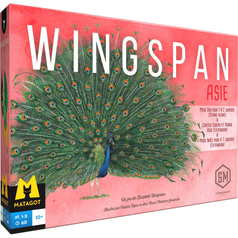 Boite de Wingspan - Asie