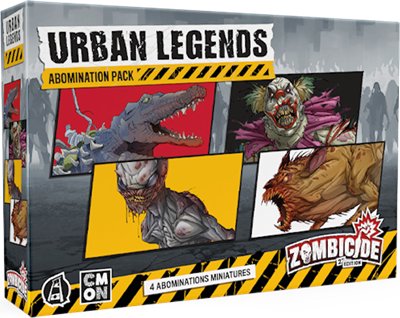 Boite de Zombicide - Extension Légendes Urbaines