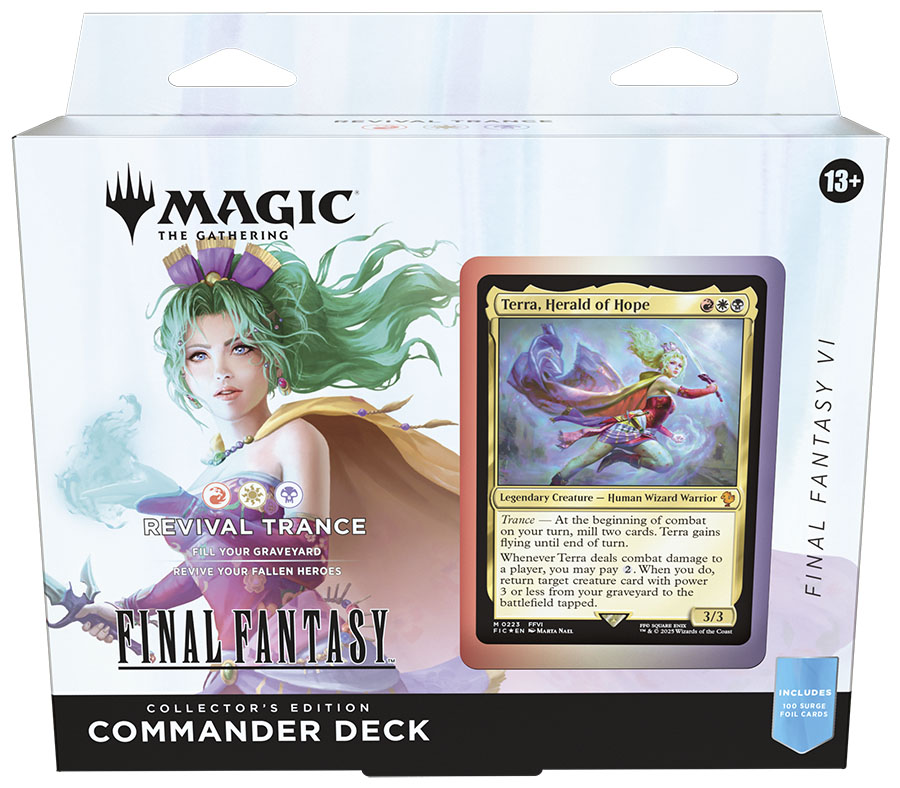 Boite de Deck Commander Édition Collector Magic: The Gathering - FIN : Final Fantasy - Transe de Renaissance