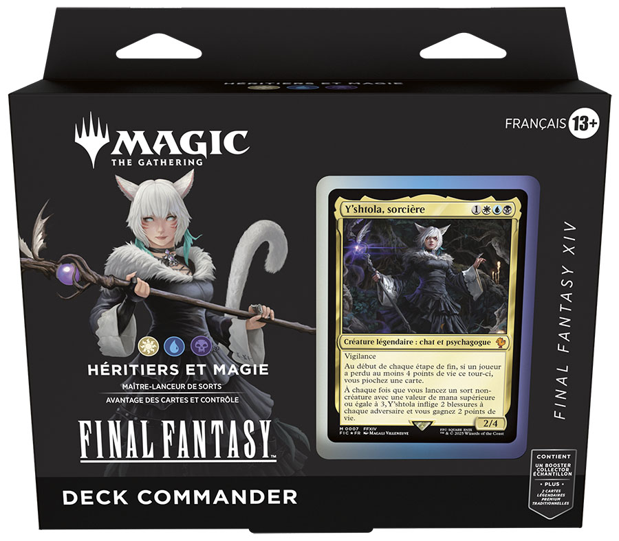 Boite de Deck Commander Magic: The Gathering - FIN : Final Fantasy - Héritiers et Magie
