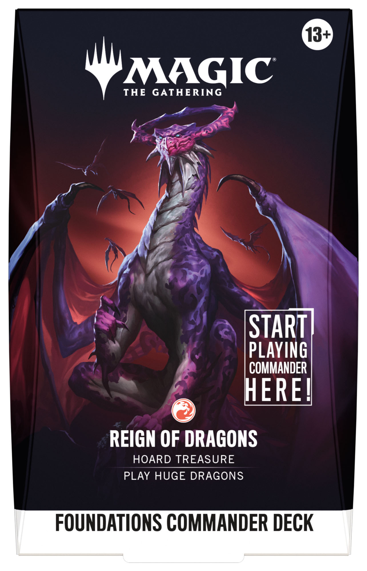 Boite de Deck Commander Fondations Magic: The Gathering - FRA : Réalité fracturée - Règne des dragons