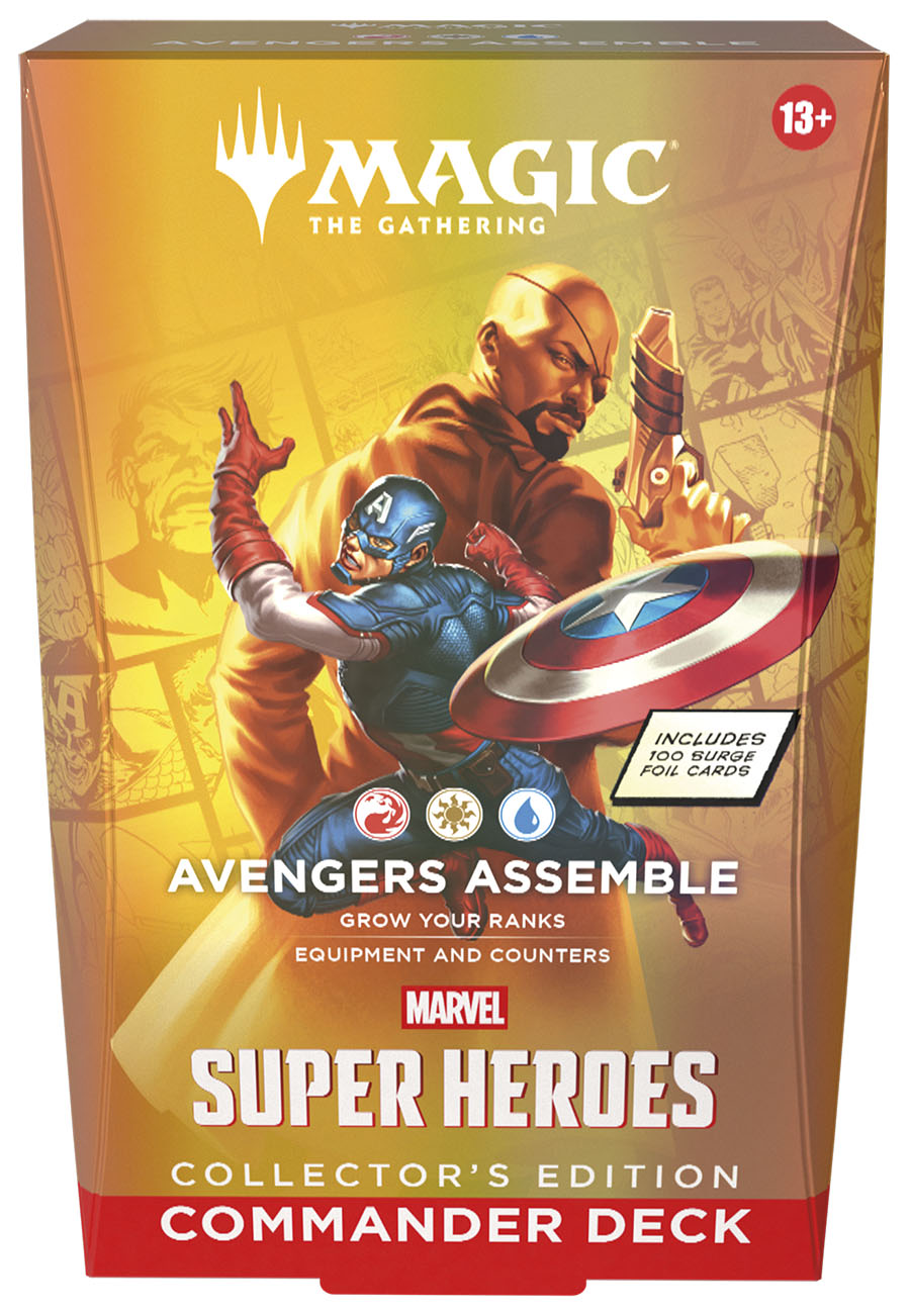 Boite de Deck Commander Édition Collector Magic: The Gathering - MSH : Marvel Super Heroes - Avengers Rassemblement