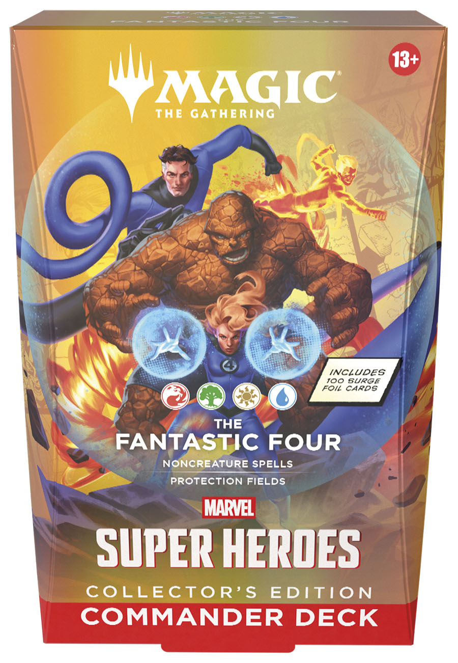 Boite de Deck Commander Édition Collector Magic: The Gathering - MSH : Marvel Super Heroes - Les Quatre Fantastiques