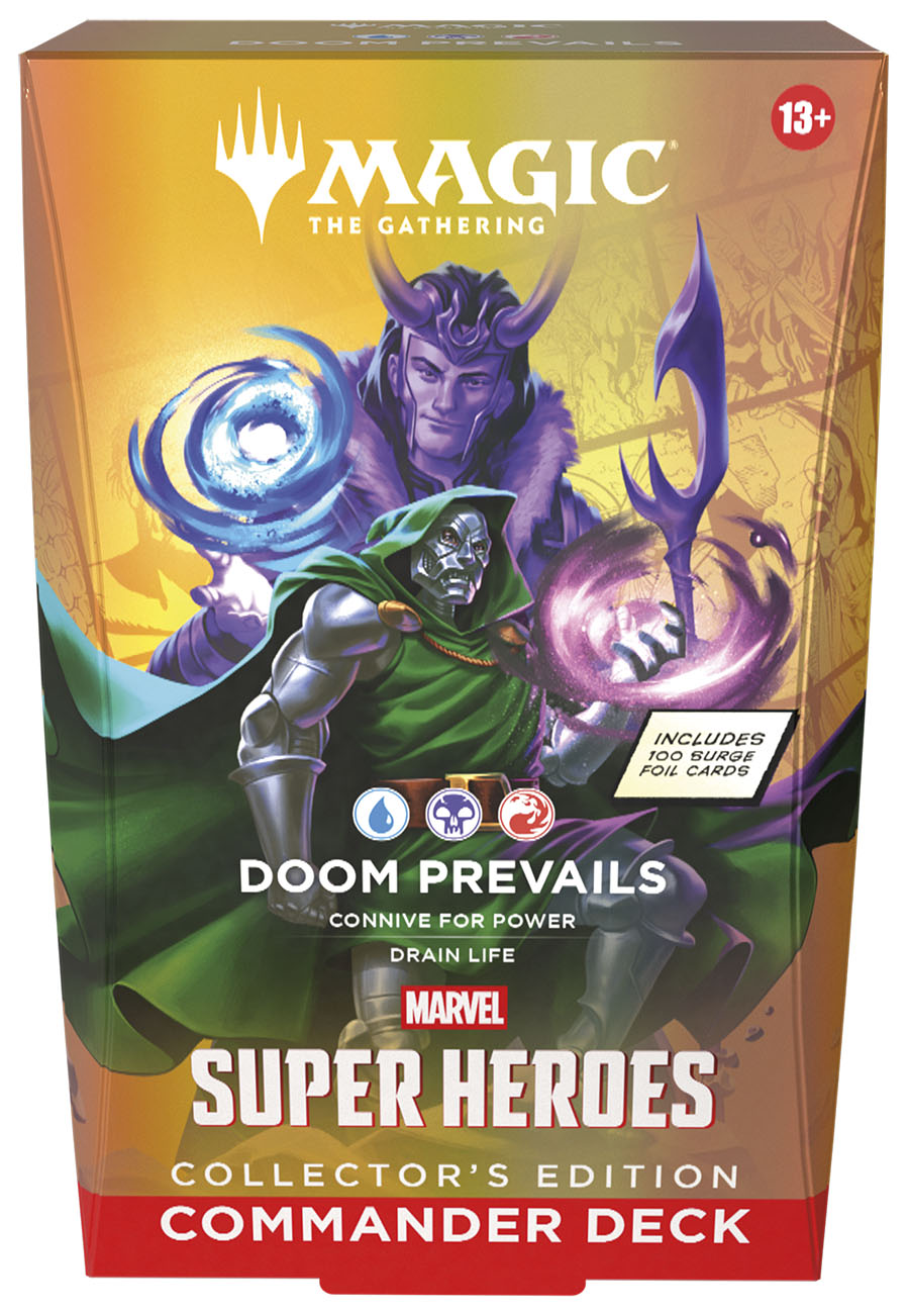 Boite de Deck Commander Édition Collector Magic: The Gathering - MSH : Marvel Super Heroes - Gloire à Fatalis