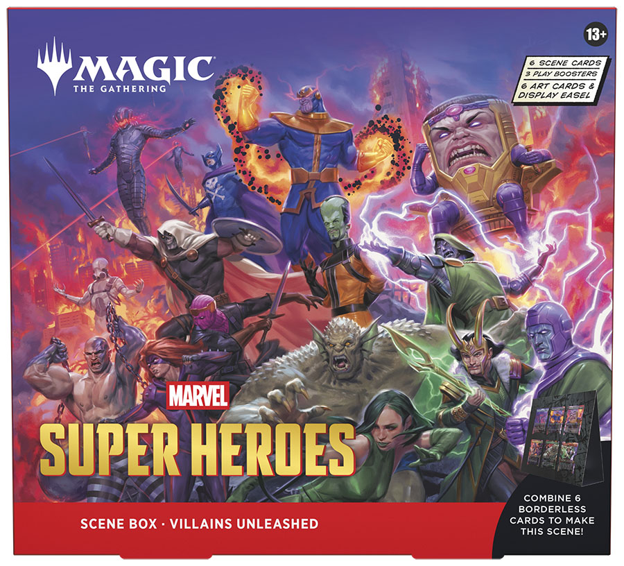 Boite de Boîte Scénique Magic: The Gathering - MSH : Marvel Super Heroes - Villains Unleashed