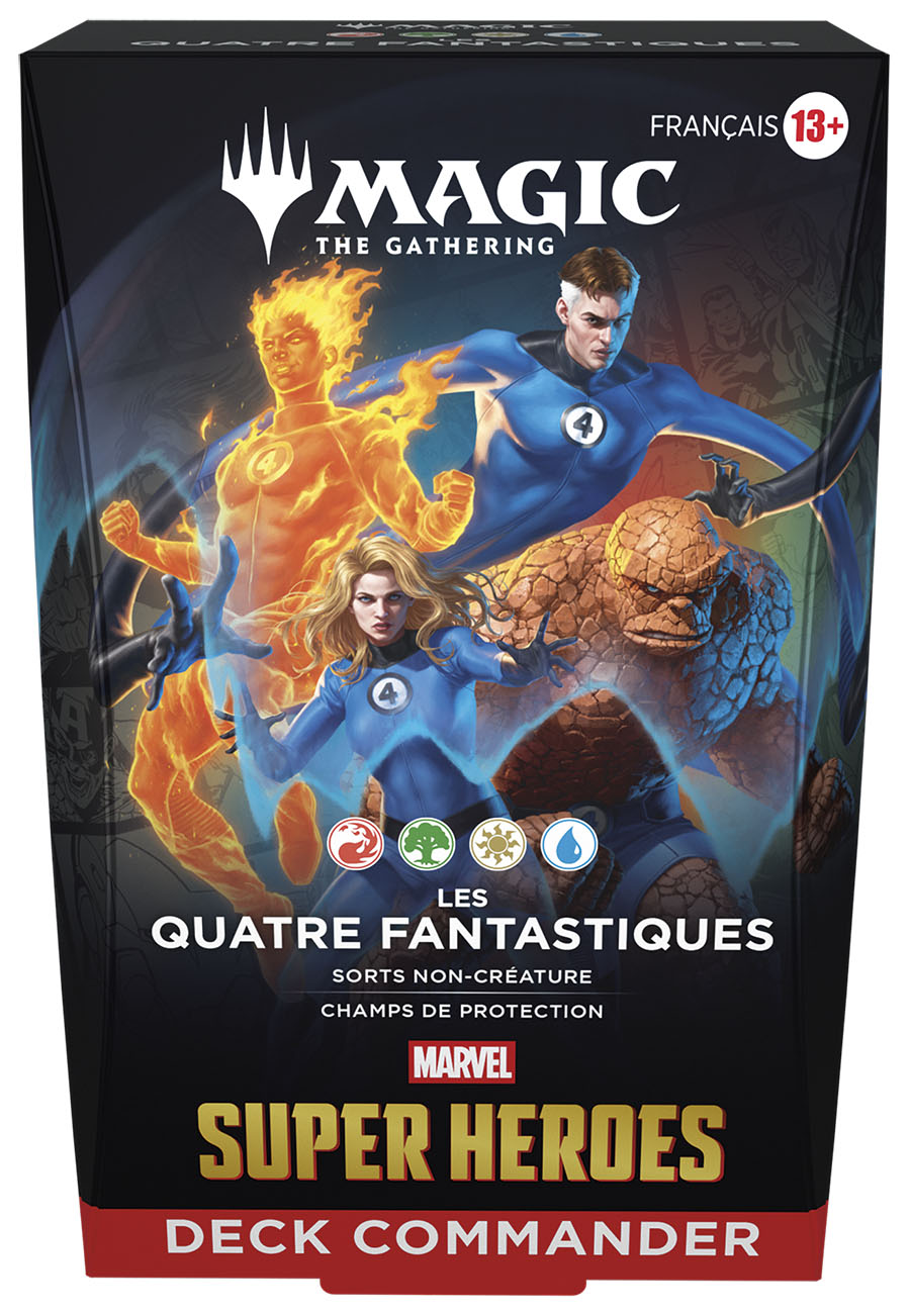 Boite de Deck Commander Magic: The Gathering - MSH : Marvel Super Heroes - Les Quatre Fantastiques