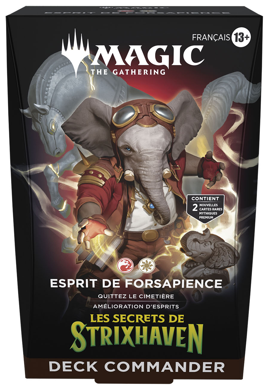 Boite de Deck Commander Magic: The Gathering - SOS : Les secrets de Strixhaven - Esprit de Forsapience
