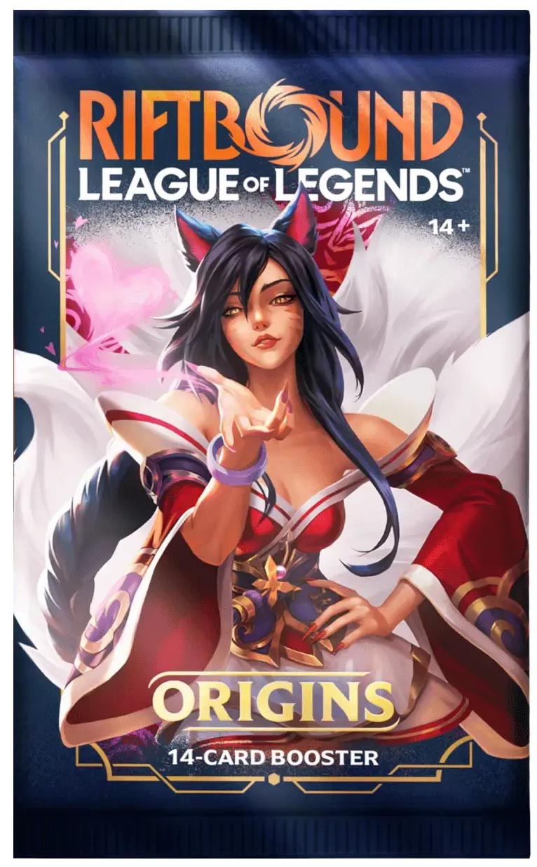 origins booster box riftbound League of Legends TCG: or a pack loaded with power Riftbound: League of Legends TCG