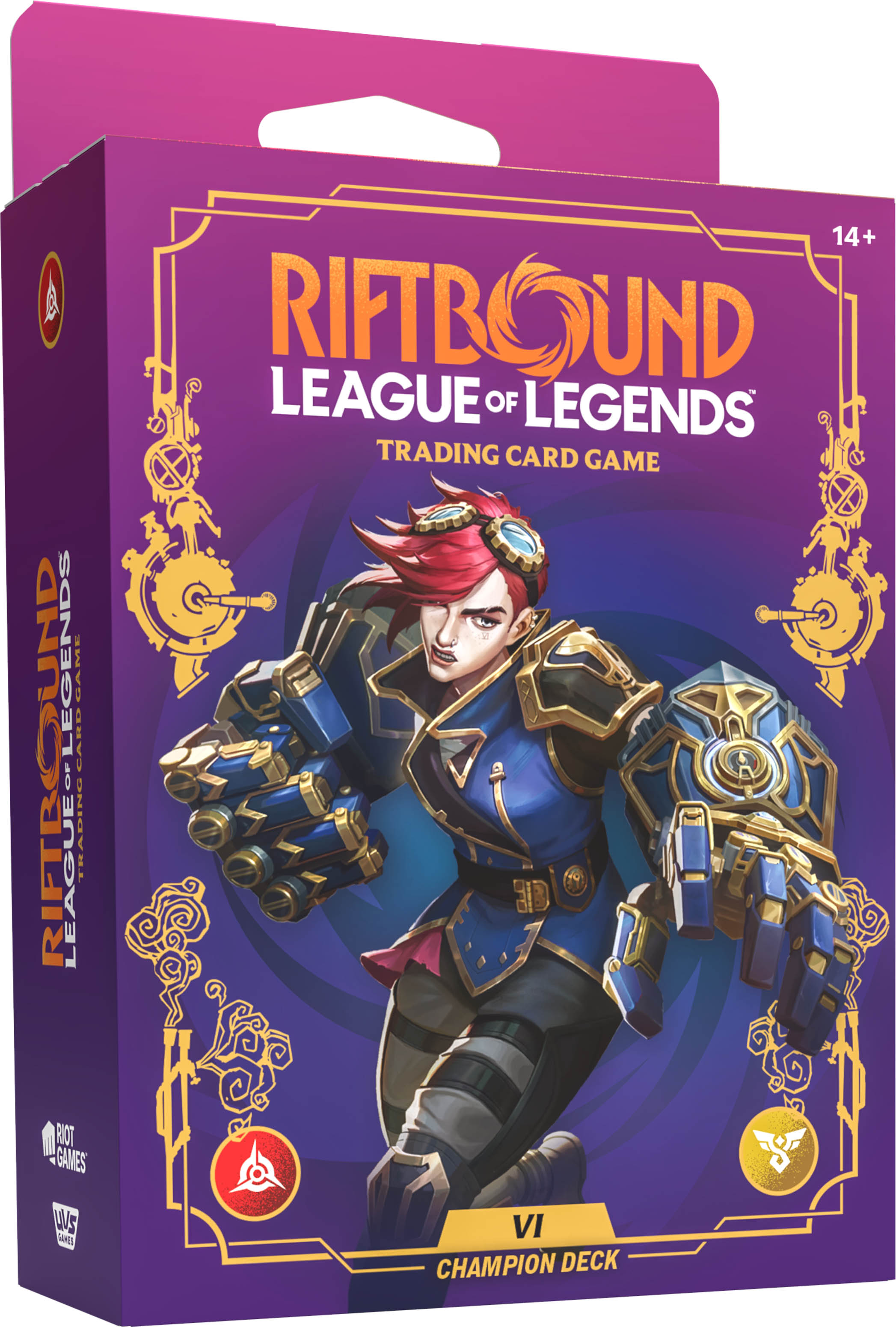 Boite de Deck de champion Riftbound: League of Legends TCG - UNL : Déchaînement - Vi