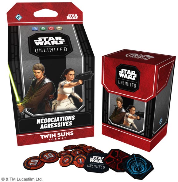 Boite de Deck Twin Suns Star Wars: Unlimited - Négociations Agressives