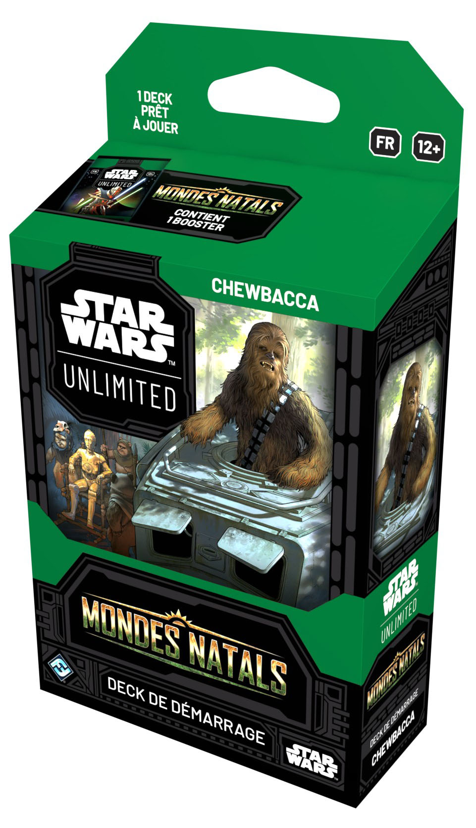 Boite de Deck de démarrage Star Wars: Unlimited - HMW : Mondes Natals - Chewbacca