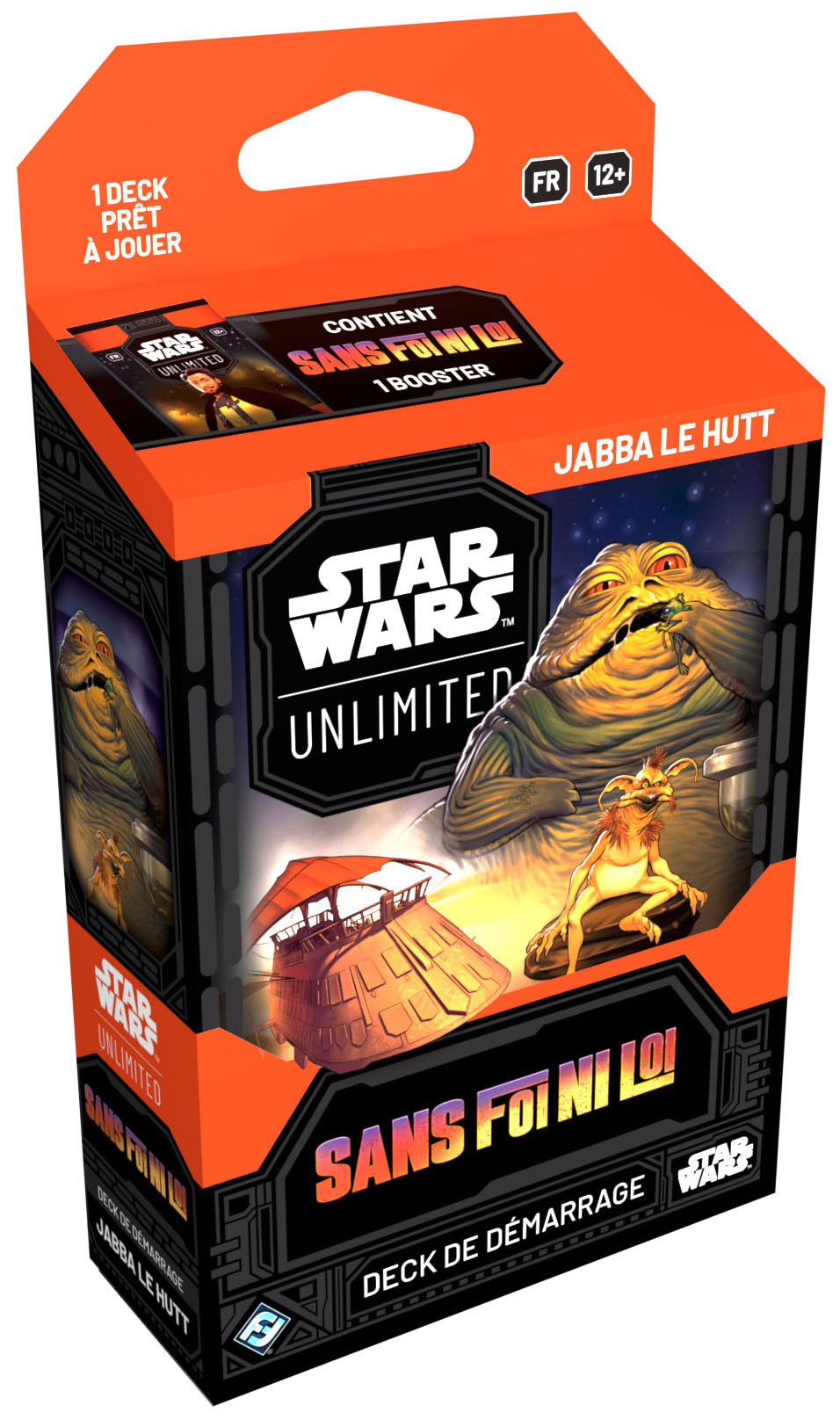 Boite de Deck de démarrage Star Wars: Unlimited - LAW : Sans Foi Ni Loi - Jabba le Hutt
