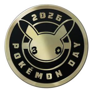Pièce De Monnaie Pikachu Dorée TCG Pokémon – Diamètre 52 Mm Taille L
